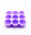 Eazy Kids Plate - Baby Food Freezer Tray - Purple